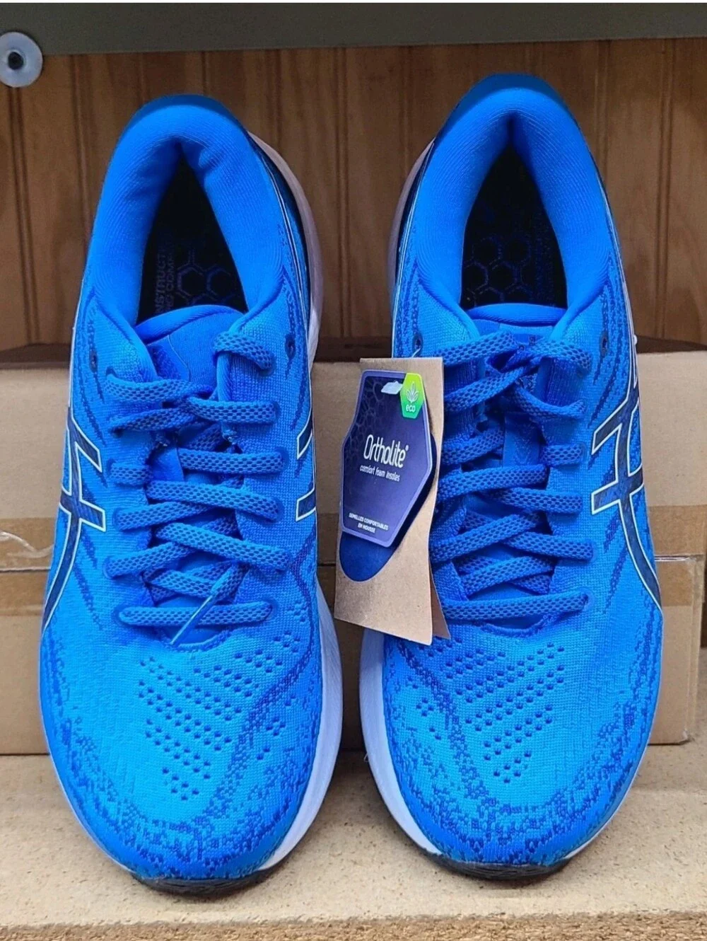 Asics GEL-KAYANO 29 Men's Running Shoes Electric Blue/White Sz 7.5 US